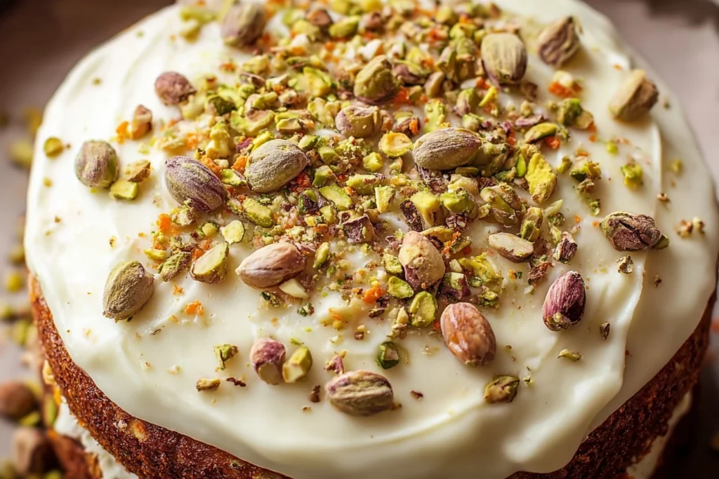 Easy Pistachio Carrot Cake Recipe Homemade Pistachio Carrot Cake Guide Step-by-step Pistachio Carrot Cake Healthy Pistachi...