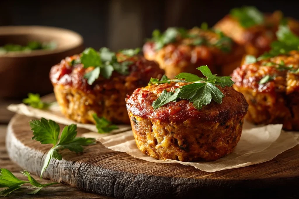 Healthy Turkey Meatloaf Muffins Recipe Gluten-free Turkey Meatloaf Muffins Low Carb Turkey Meatloaf Muffins Easy Turkey Me...