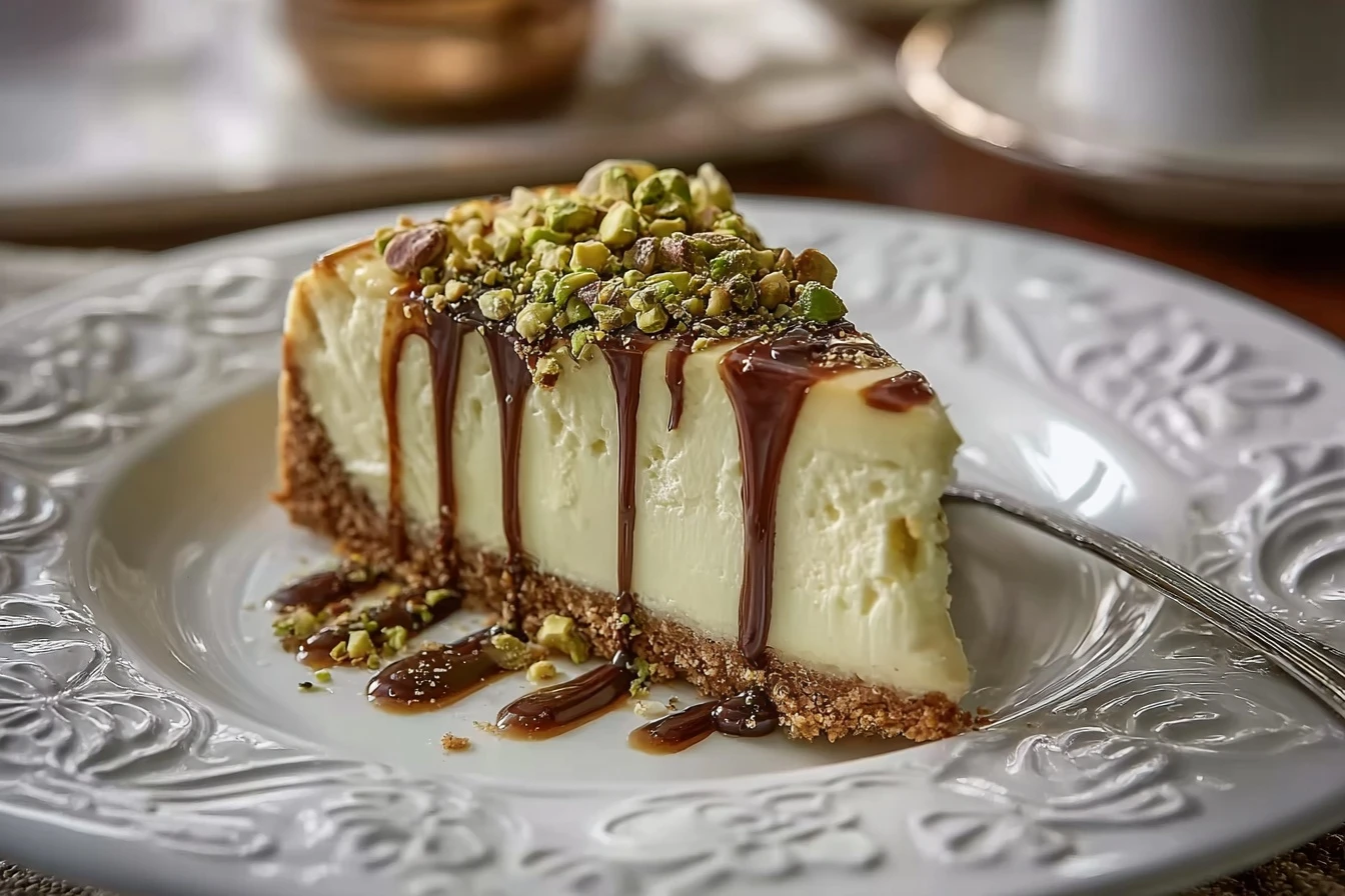 Heavenly Pistachio White Chocolate Cheesecake Recipe Best Pistachio White Chocolate Cheesecake Buy Heavenly Pistachio Chee...