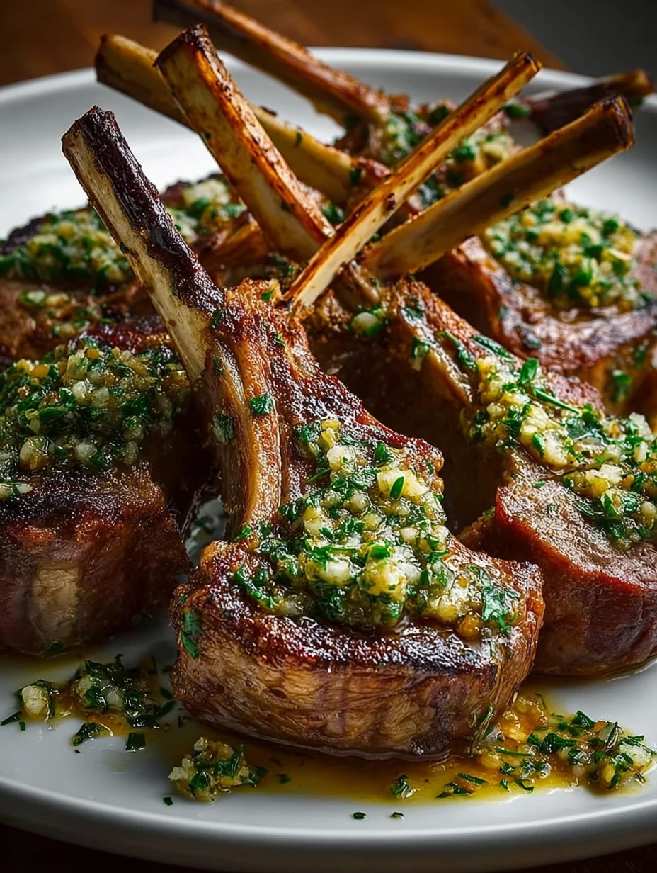 Juicy Garlic Butter Lamb Chops Recipe Best Garlic Butter Lamb Chops Flavorful Dinner Lamb Chops Recipe How To Make Juicy G...