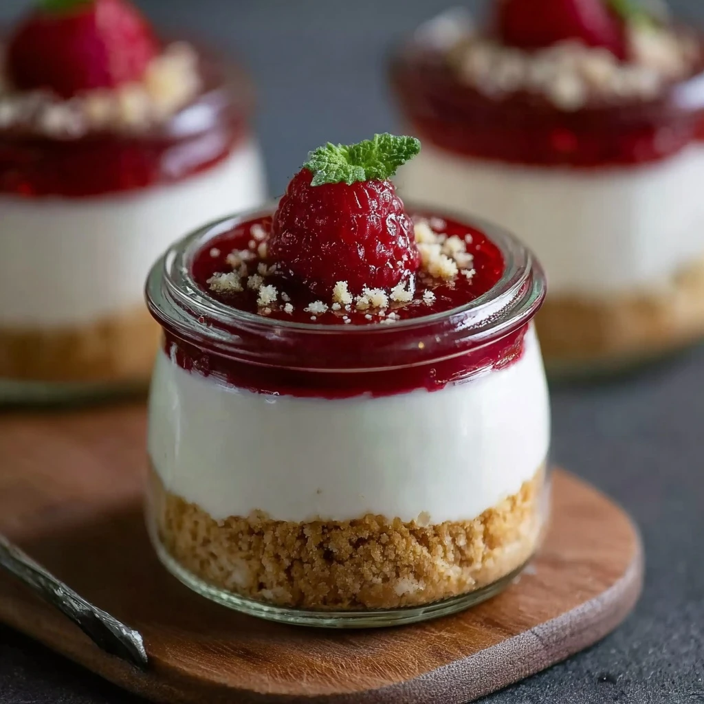 Low-calorie No-bake Cheesecake Jar Keto No-bake Cheesecake Jar Recipes Vegan No-bake Cheesecake Jar Ideas Gluten-free Chee...