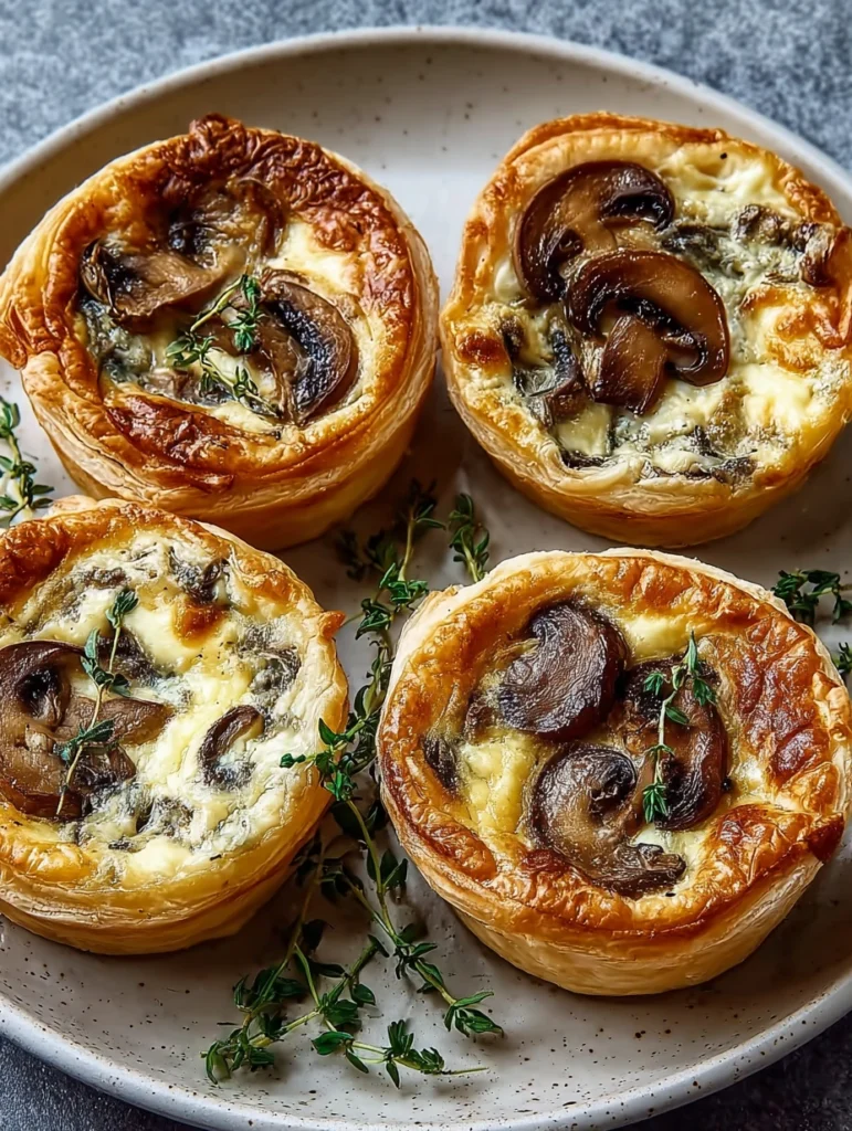 Mini Mushroom Gruyère Pot Pies Recipe Cozy Mushroom Gruyère Pot Pie Servings Homemade Mini Mushroom Pot Pies Best Cheese...