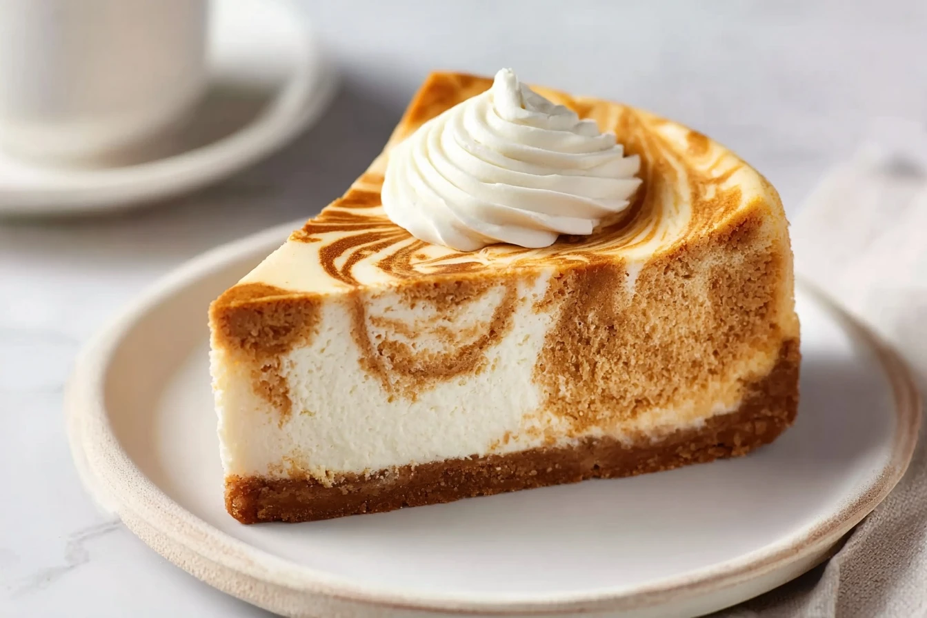 Pumpkin Swirl Cheesecake