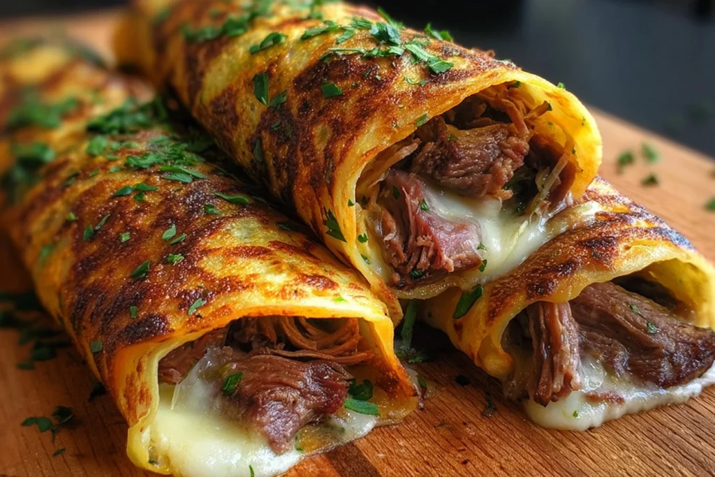 Savory Beef French Dip Tortilla Recipe Easy Beef French Dip Roll Ups How To Make Beef Tortilla Roll Ups Best Beef French D...