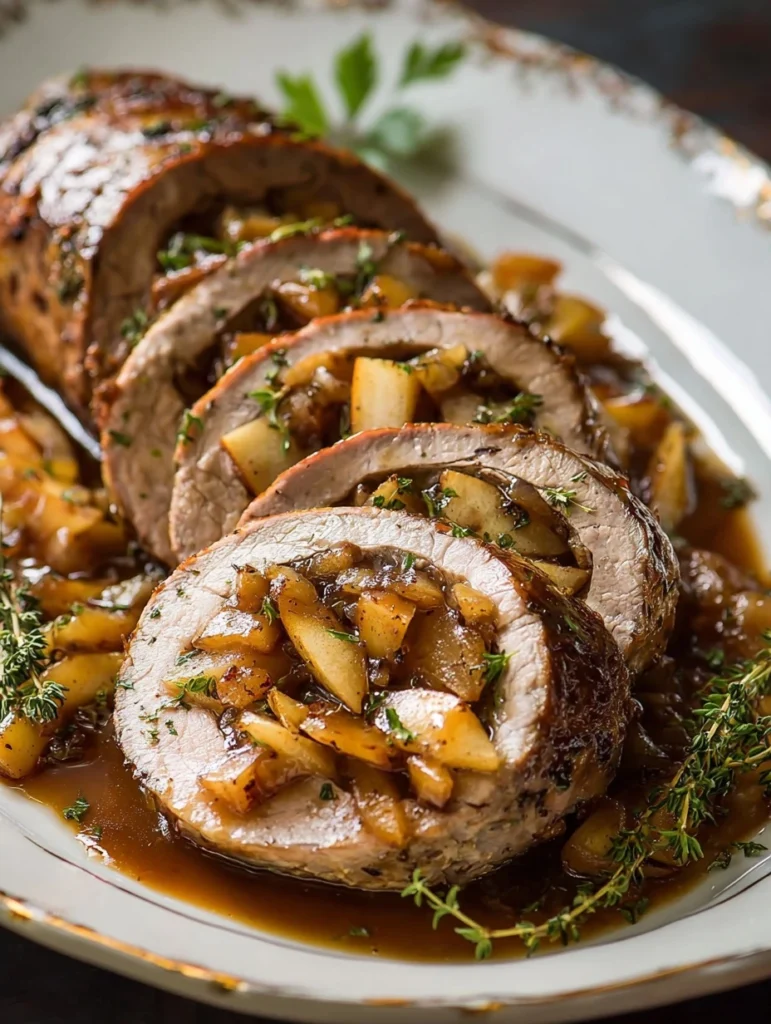 Stuffed Beef Tenderloin Recipe Ideas Apple Bourbon Gravy For Beef Gourmet Stuffed Beef Tenderloin Making Apple Bourbon Ext...