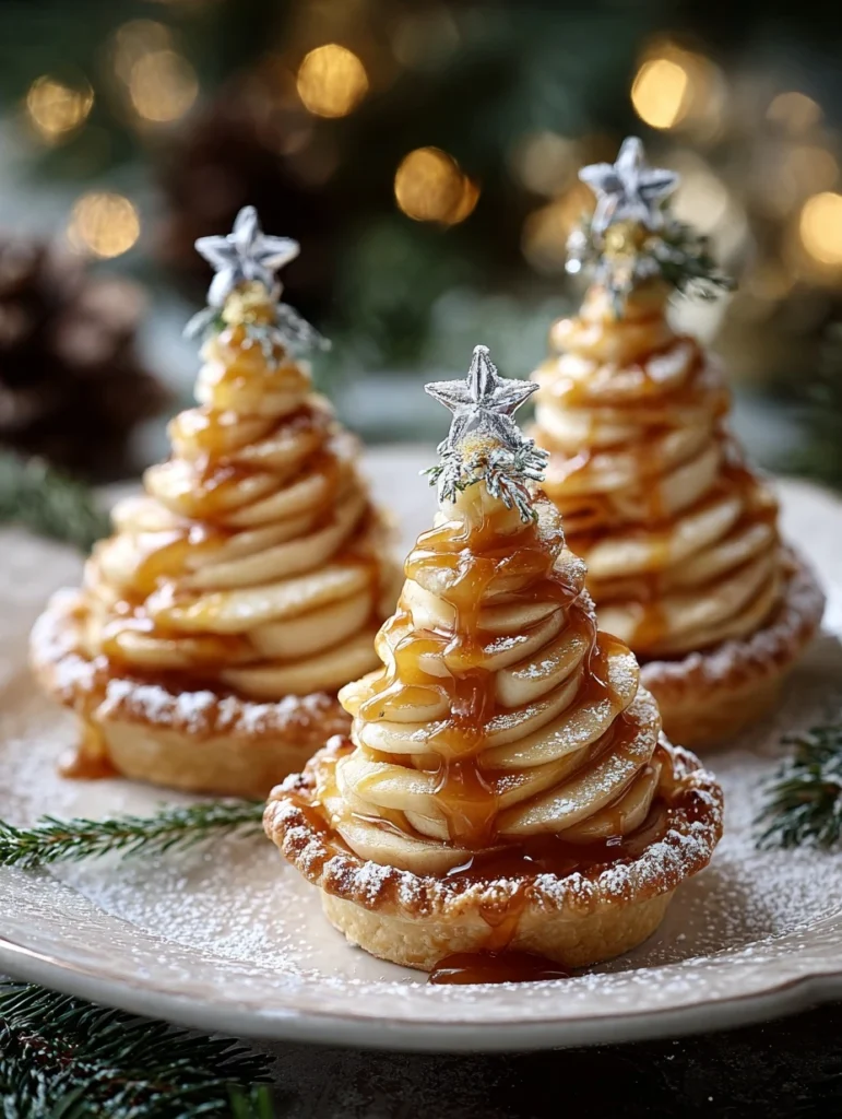 Caramel Apple Brie Tartlets Recipe Christmas Tree Shaped Tartlets Gourmet Apple Brie Tartlets For Holidays How To Make Car...