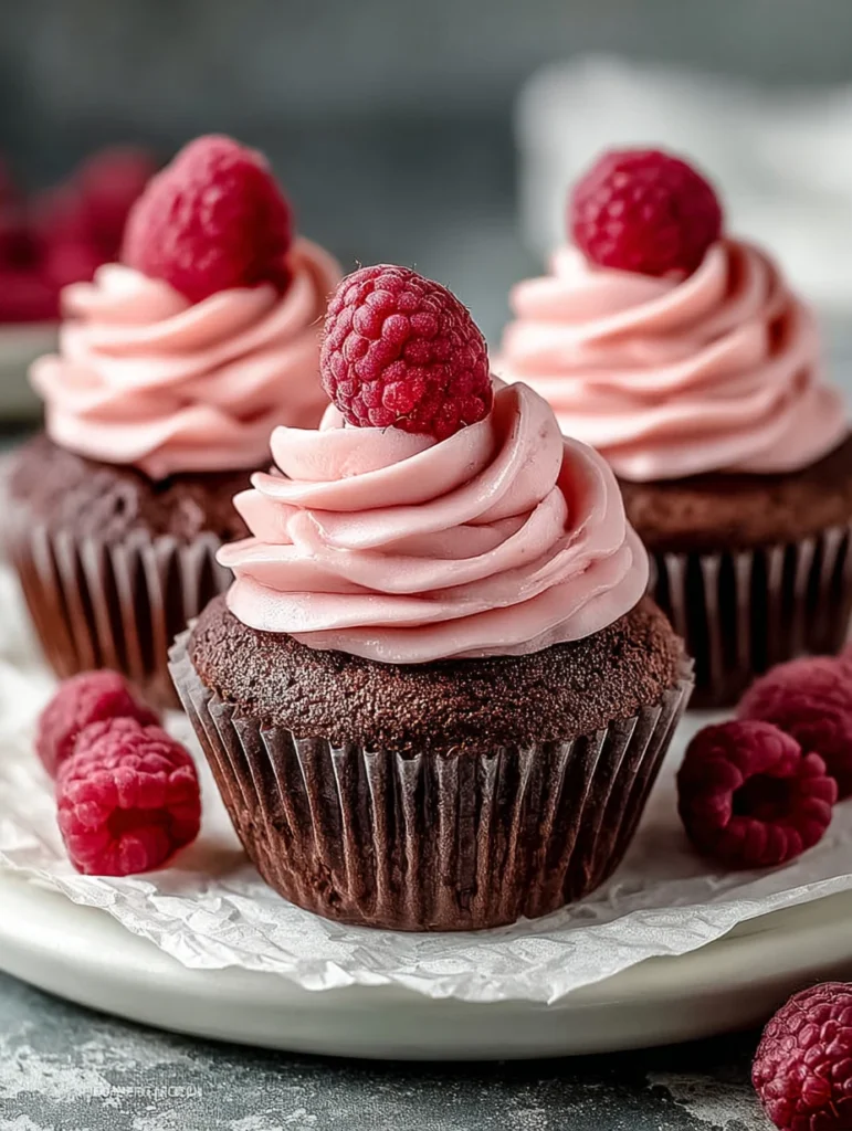 Chocolate Raspberry Cupcakes Recipe Decadent Chocolate Raspberry Cupcakes Best Chocolate Raspberry Cupcake Recipe Easy Cho...