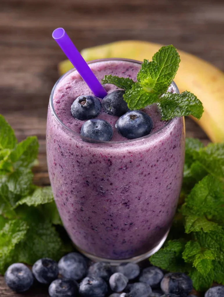 Easy Blueberry Banana Smoothie Recipe Healthy Blueberry Banana Smoothie Calories Best Blueberry Banana Yogurt Smoothie Veg...