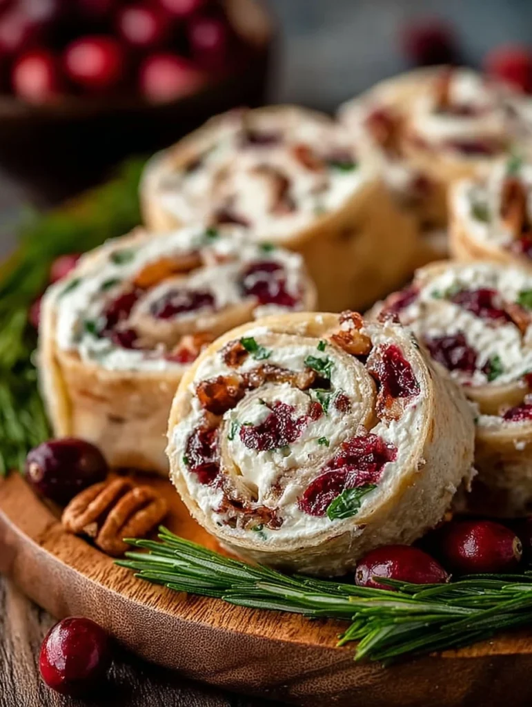 Easy Cranberry Roll Ups Recipe Christmas Cranberry Appetizer Ideas Festive Cranberry Roll Up Tutorial Homemade Cranberry R...
