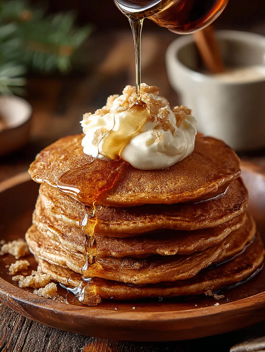 Gingerbread Pancakes Recipe – Warm and Cozy Holiday Breakfast