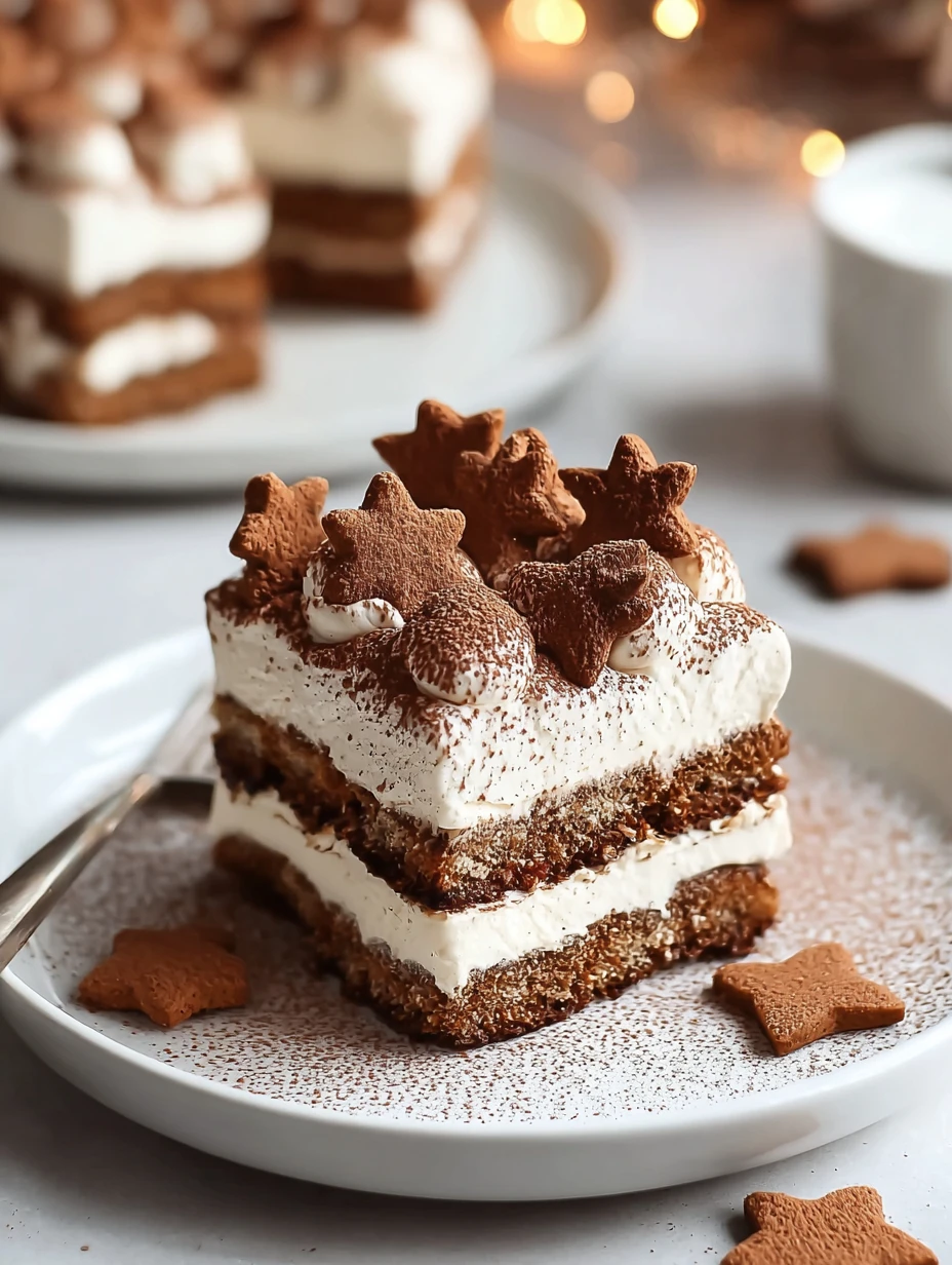 Easy Gingerbread Tiramisu Recipe Homemade Gingerbread Tiramisu Dessert Cozy Winter Tiramisu Ideas Best Gingerbread Tiramis...