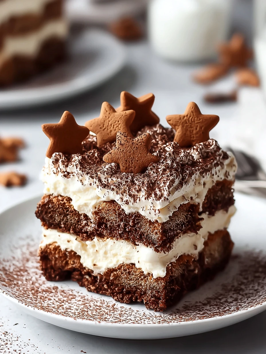 Easy Gingerbread Tiramisu Recipe Homemade Gingerbread Tiramisu Dessert Cozy Winter Tiramisu Ideas Best Gingerbread Tiramis...