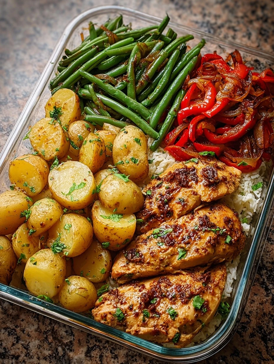 Easy Honey Mustard Chicken Tray Bake Recipe Honey Mustard Chicken And Potatoes Dinner Best Green Beans And Chicken Bake He...