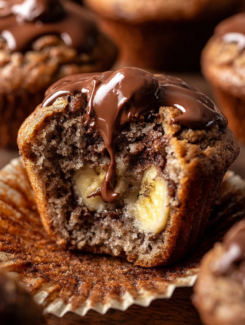 Easy Nutella Banana Swirl Muffins Recipe Homemade Nutella Banana Muffins Guide Best Chocolate Banana Muffins With Nutella ...