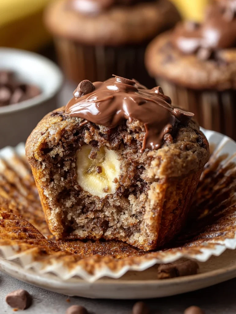 Easy Nutella Banana Swirl Muffins Recipe Homemade Nutella Banana Muffins Guide Best Chocolate Banana Muffins With Nutella ...