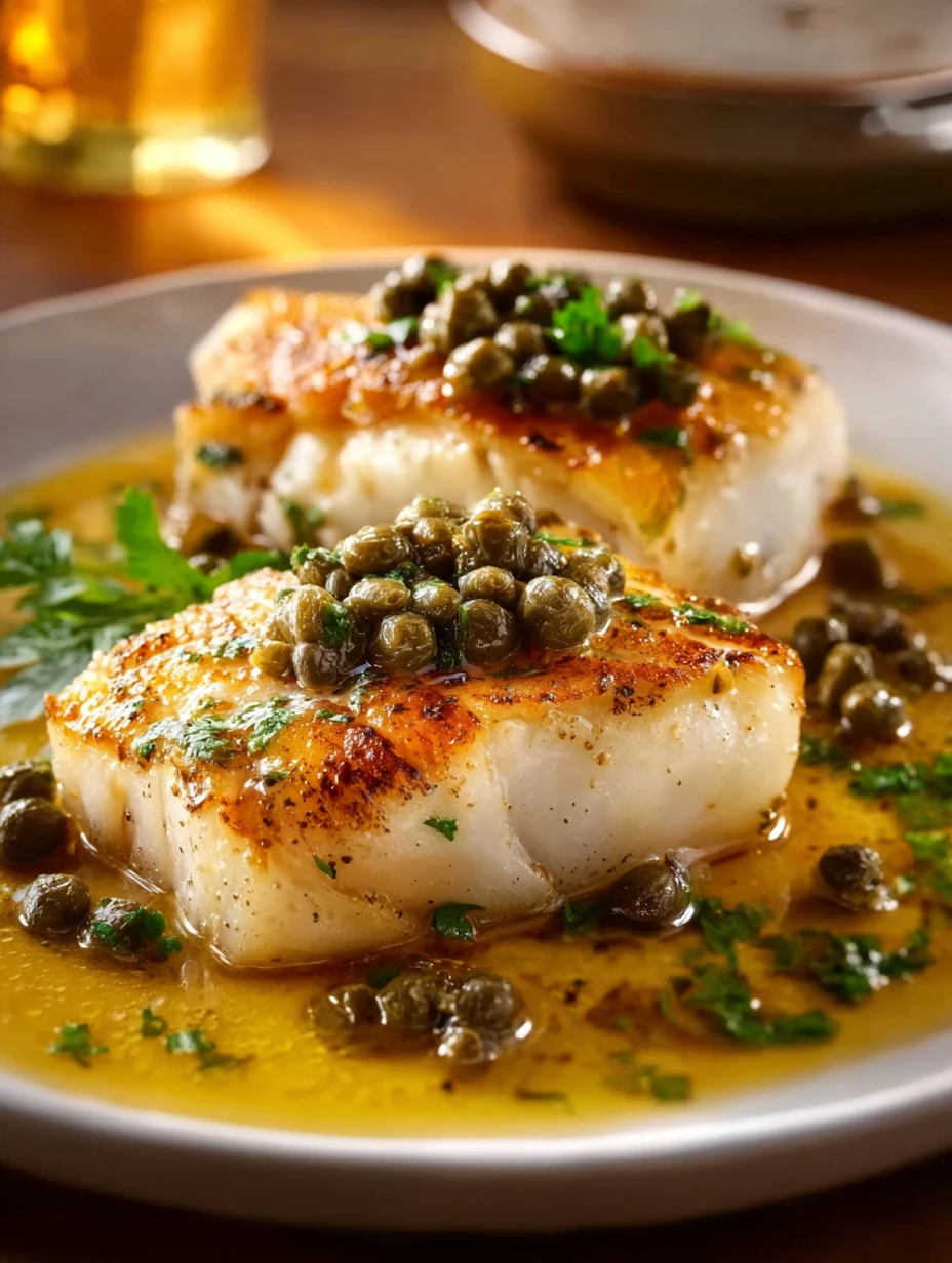 Savory Sea Bass in Brown Butter Caper Sauce Made Easy