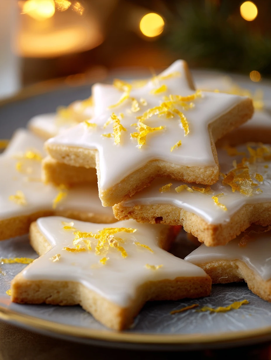 Glazed Lemon Shortbread Tree Cookies Recipe Zesty Lemon Tree Cookie Ideas Festive Glazed Shortbread Cookies Best Lemon Sho...
