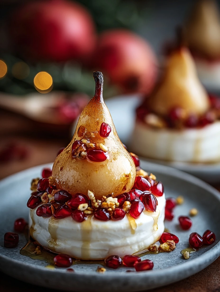 Golden Caramelized Pear Burrata Recipe Burrata And Caramelized Pear Appetizer How To Make Pear And Burrata Towers Gourmet ...