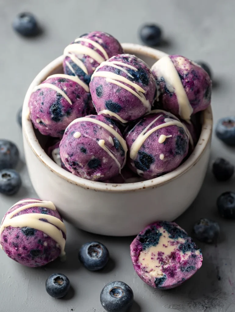 Guiltfree Blueberry Cheesecake Protein Bites Highprotein