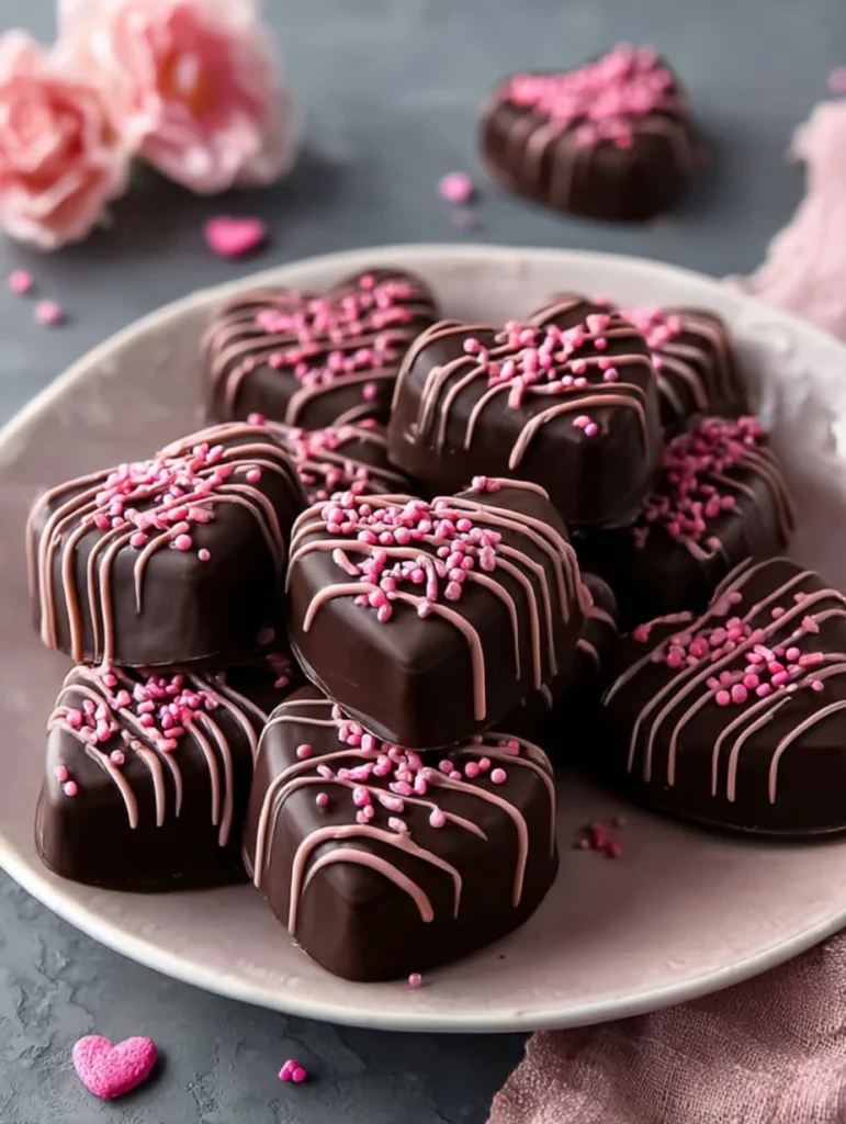 Homemade Reeses Hearts Recipe DIY Reeses Peanut Butter Hearts How To Make Reeses Hearts For Valentine's Day Easy Homemade ...
