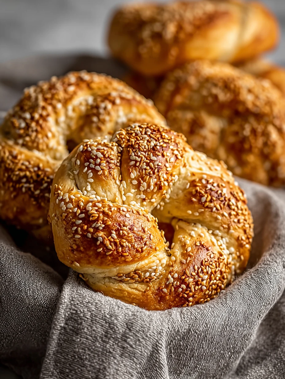 Homemade Sesame Bread Ring Recipe Easy Sesame Bagel Recipe Best Sesame Bread Ring Tutorial DIY Sesame Bread Ring Baking Ho...