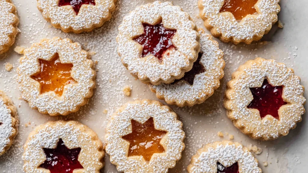 How To Make Traditional Linzer Cookies Best Linzer Cookie Recipe For Beginners Easy Linzer Cookie Dough Recipe Linzer Cook...