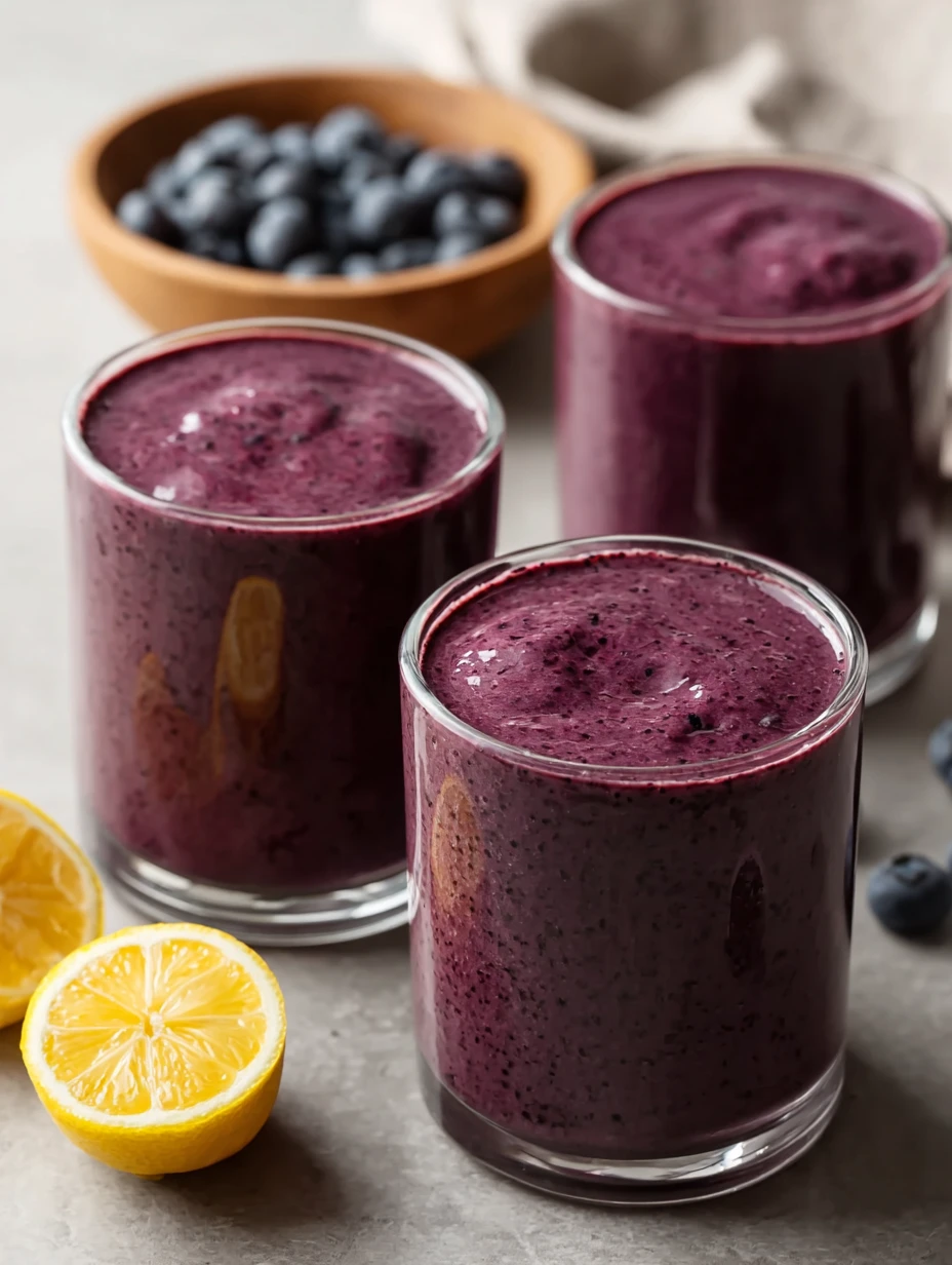 Irresistible Lemon Blueberry Avocado Smoothie Creamy