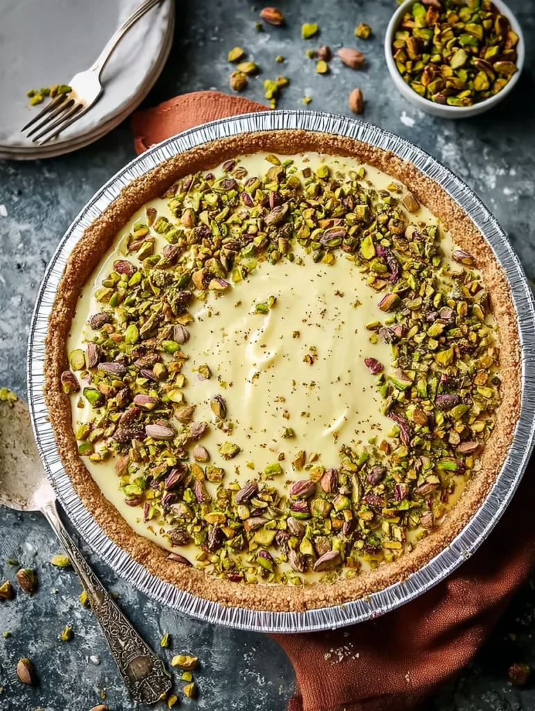 Irresistible Pistachio Custard Pie Recipe Creamy Pistachio Pie For Holidays Unique Holiday Dessert Pistachio Custard How T...