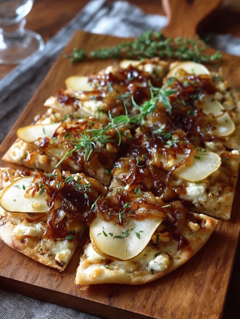 Maple Pecan Flatbread Recipe Caramelized Apple Brie Flatbread Gourmet Flatbread Recipes With Brie Easy Maple Pecan Flatbre...