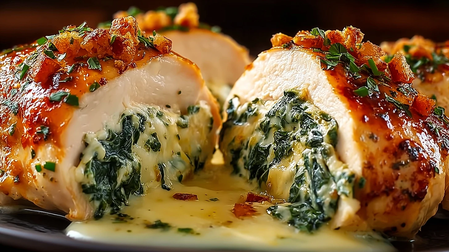Ruth's Chris Stuffed Chicken Recipe Easy Make Ruth’s Chris Stuffed Chicken At Home Ruth’s Chris Copycat Chicken Recipe...