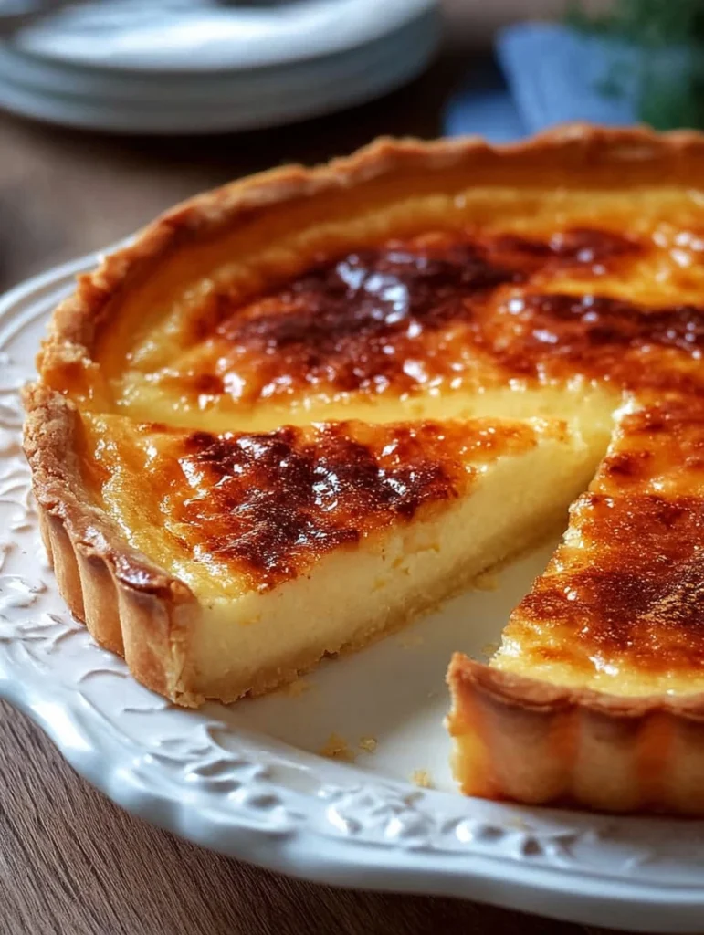 Classic French Vanilla Custard Tart Recipe