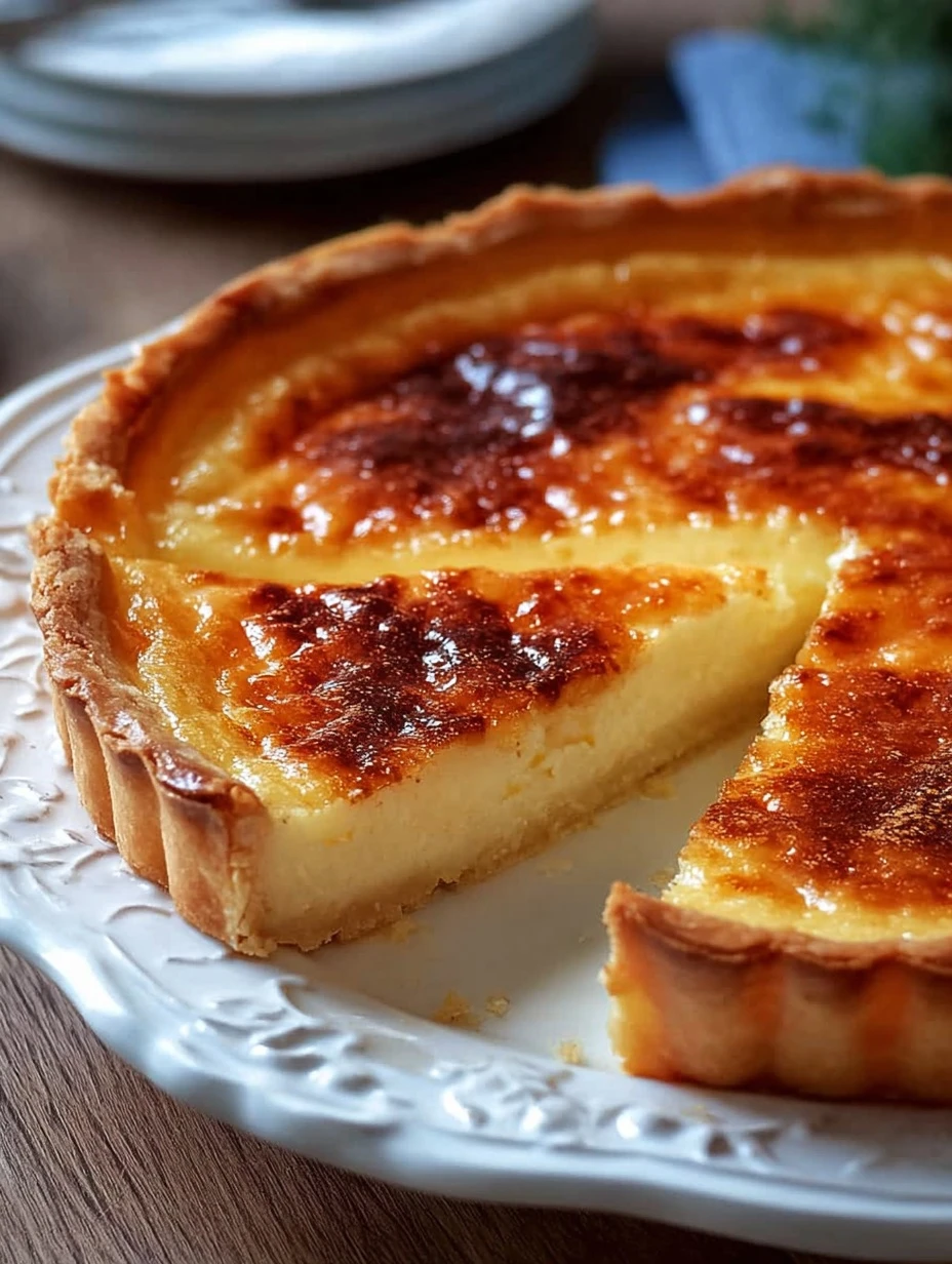 Classic French Vanilla Custard Tart Recipe