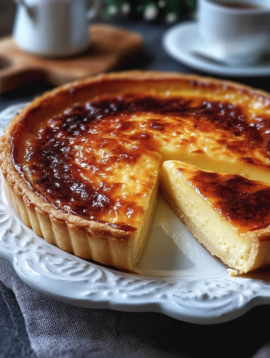 Classic French Vanilla Custard Tart Recipe