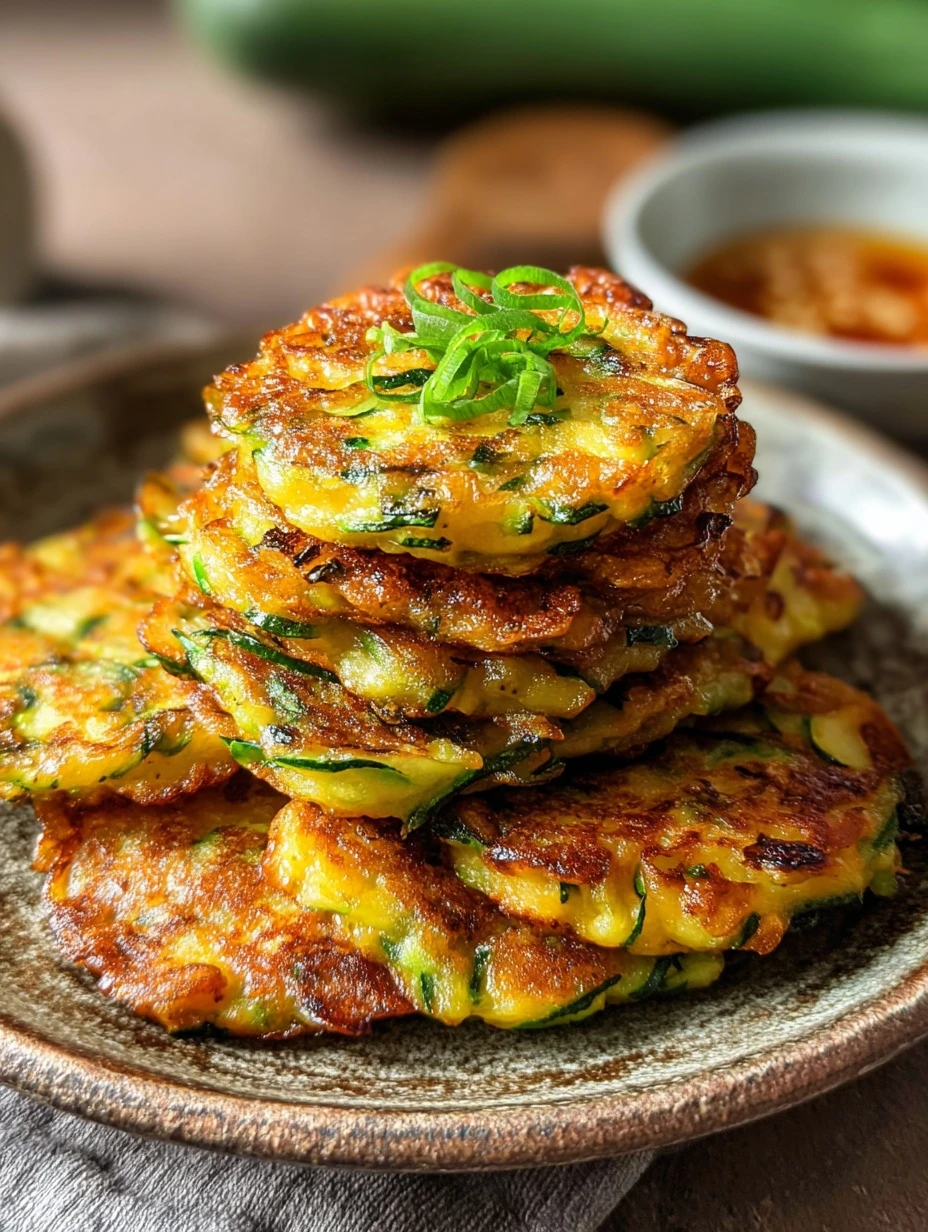 Crispy Korean Zucchini Fritters for Flavorful Snacking