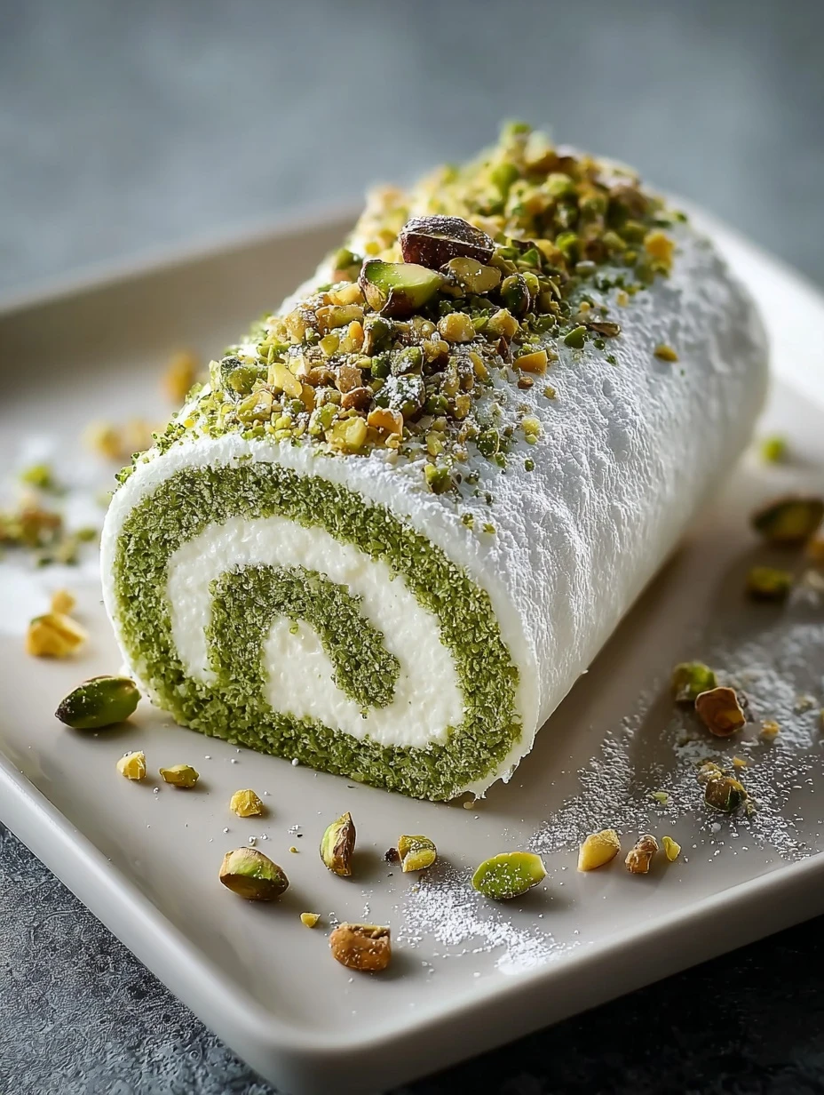 Delicious Pistachio Roll Cake Your Next Sweet Celebration