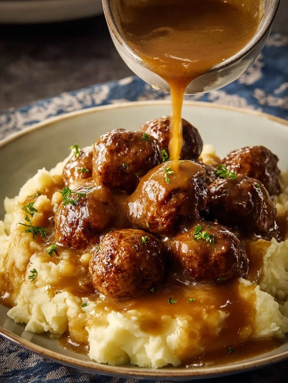 Homestyle Meatballs in Comfort Gravy