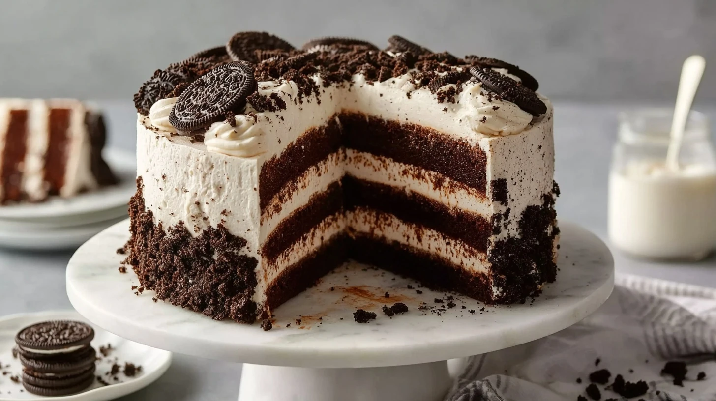 Oreo Layer Cake Cream Cheese Frosting