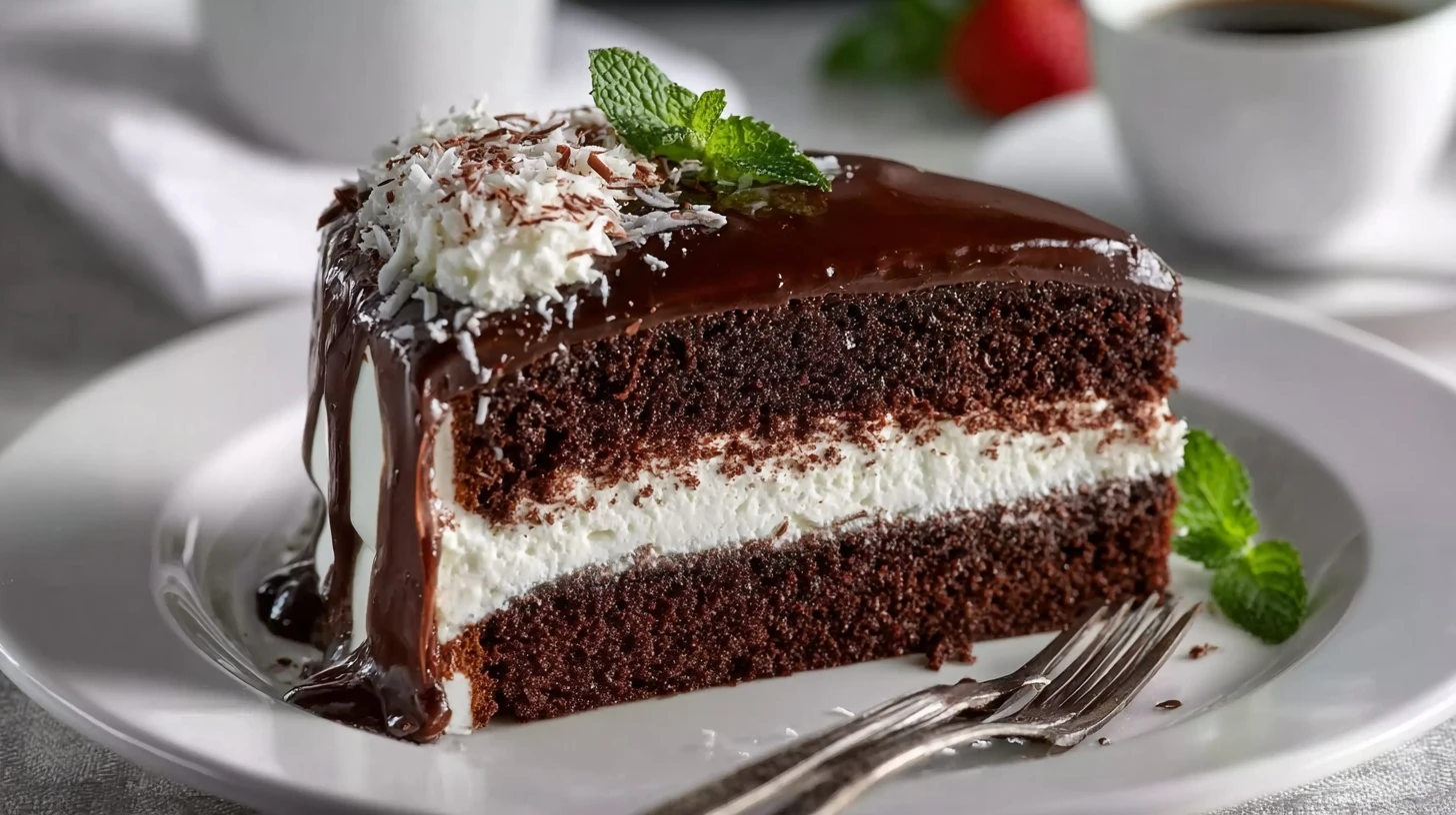 Ultimate Chocolate Tuxedo Cake