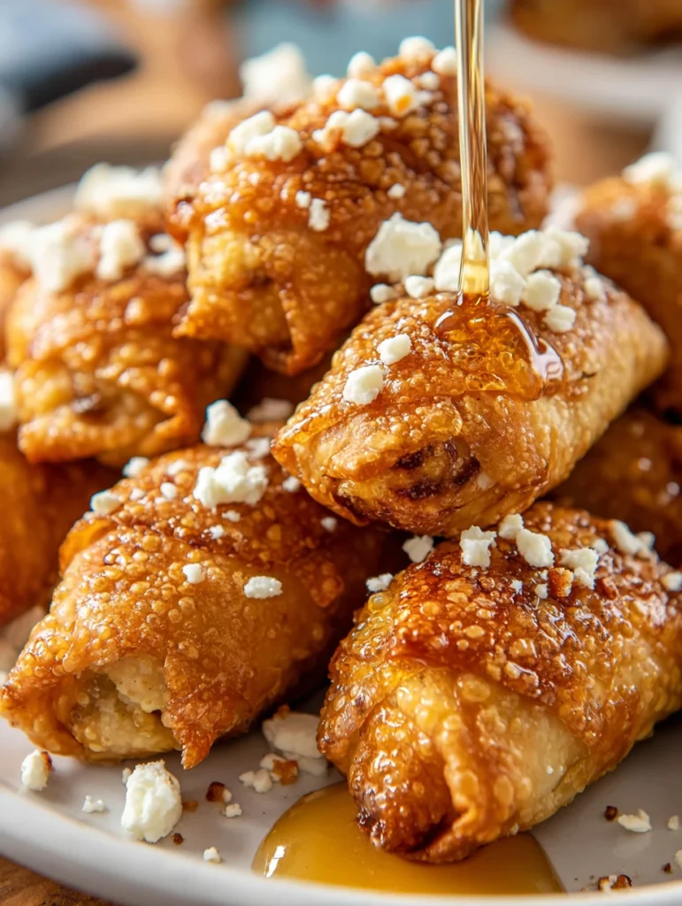 Crispy Hot Honey Feta Chicken