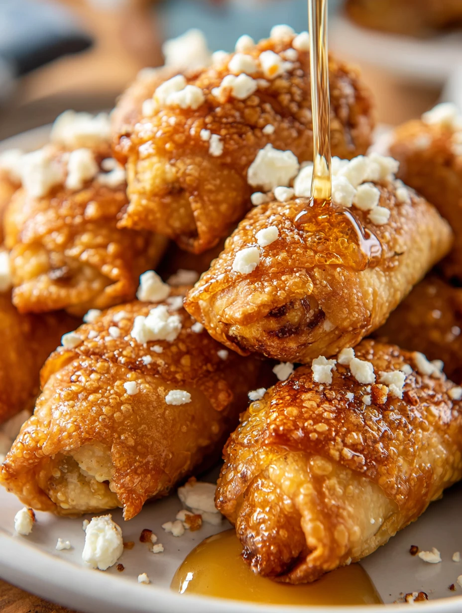 Crispy Hot Honey Feta Chicken