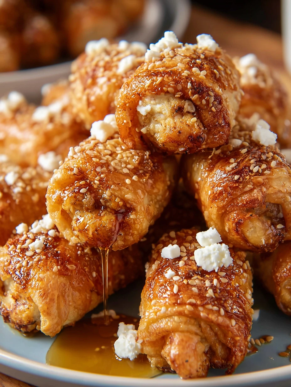 Crispy Hot Honey Feta Chicken