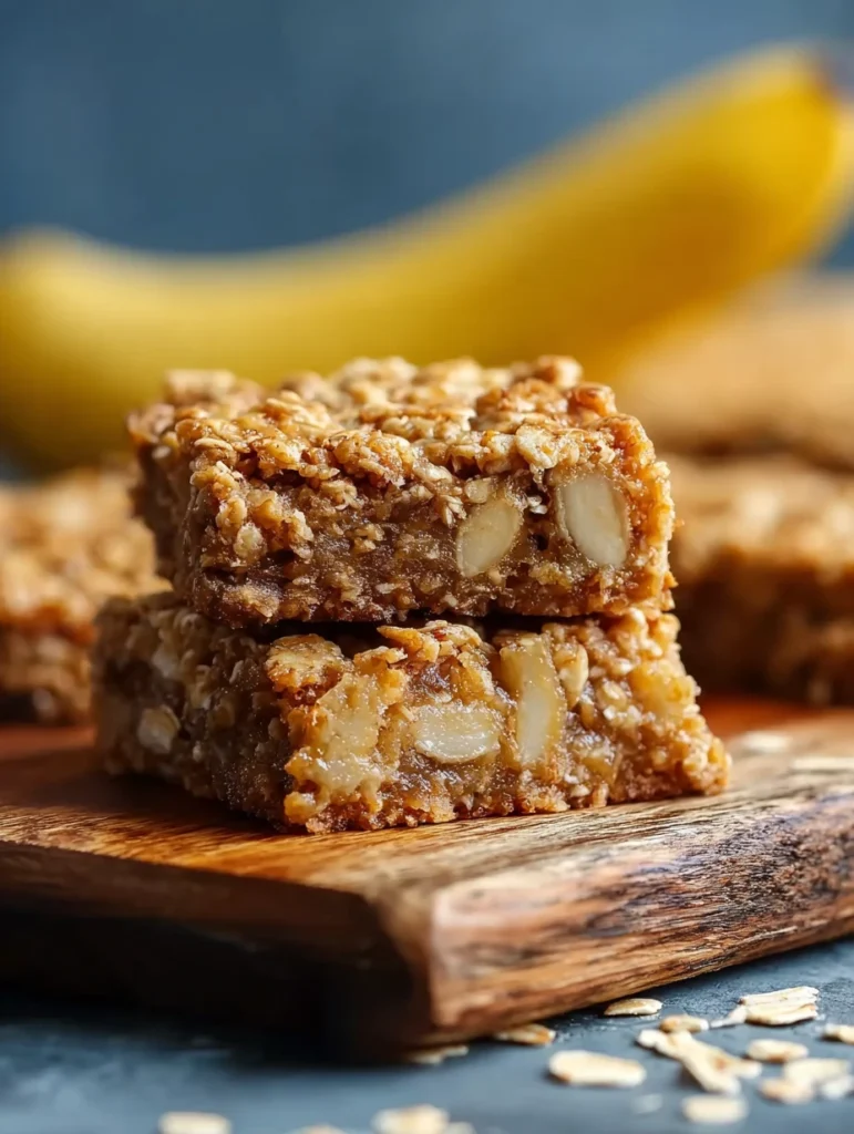 Irresistible Banana Oatmeal Bars Healthy Snacking