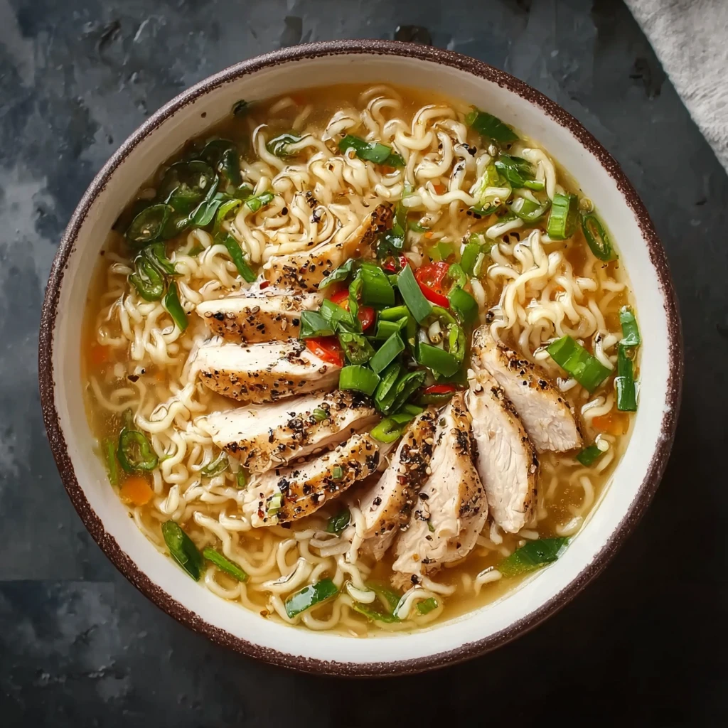 Aromatic Ginger Garlic Chicken Noodle Soup Comforting Bowl