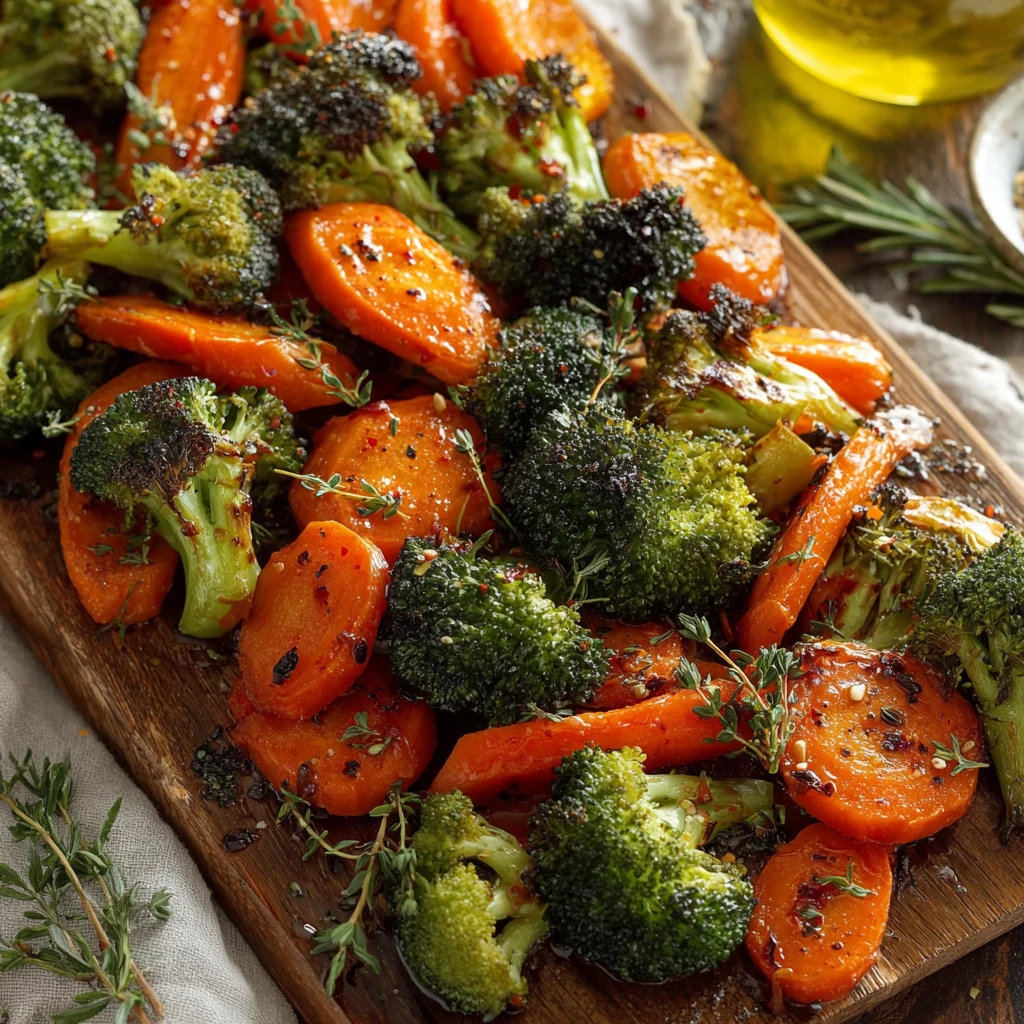 Roasted Broccoli Carrots Secret Perfect Flavor