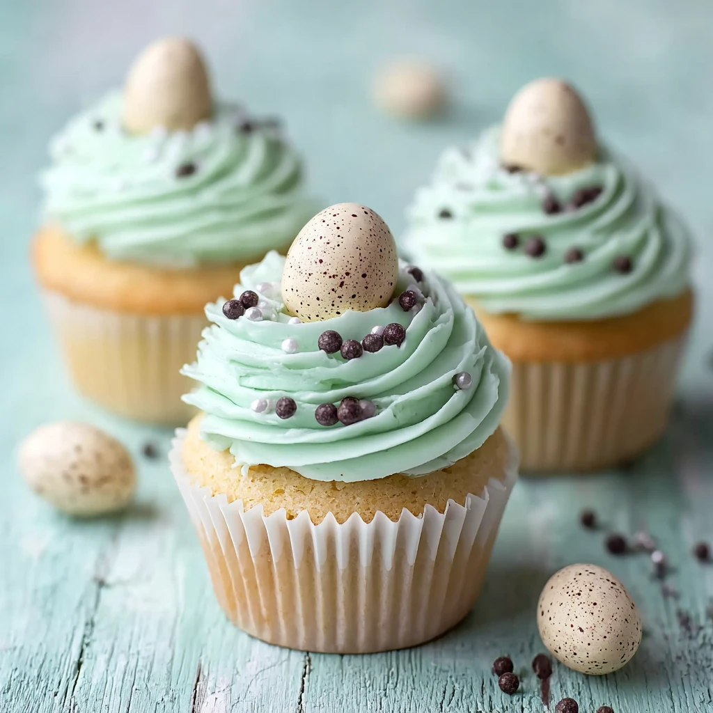 Delightful Robins Egg Cupcakes Sweet Surprise