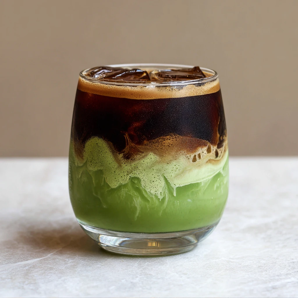 Dirty Matcha Latte