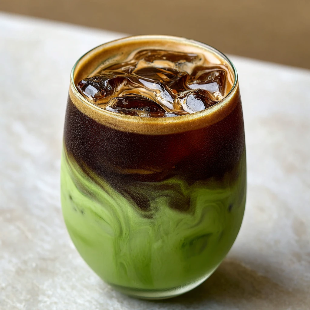 Dirty Matcha Latte