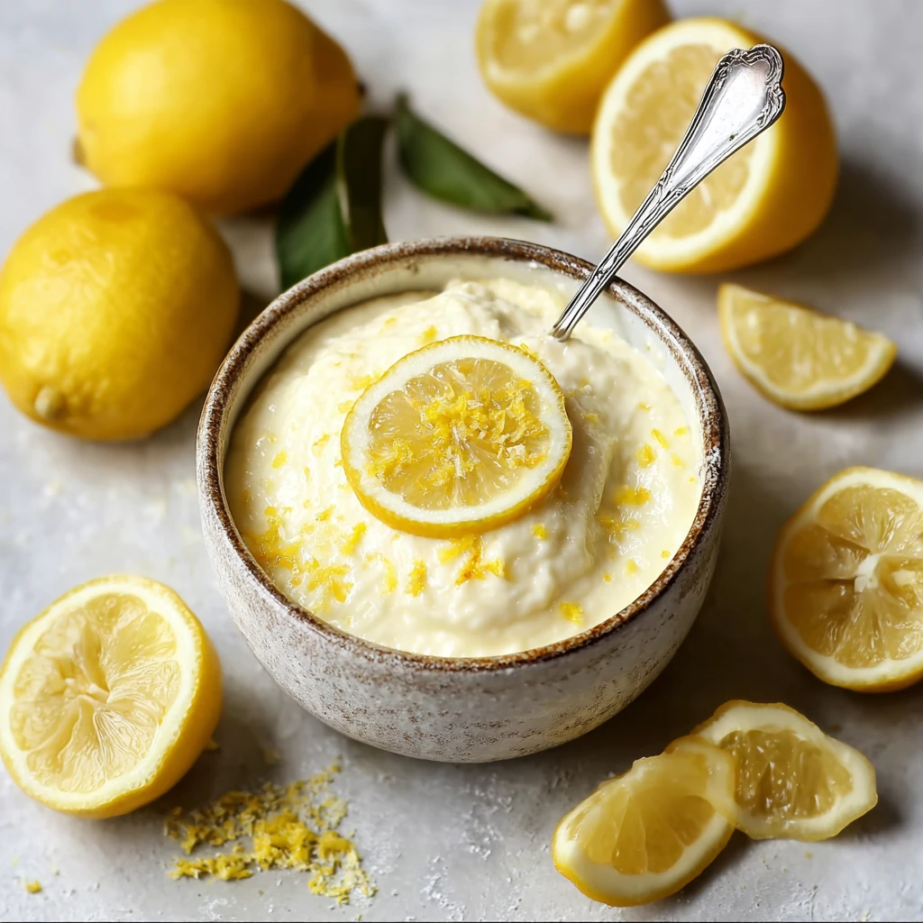 Lemon Cottage Cheese Pudding Light Creamy Delight