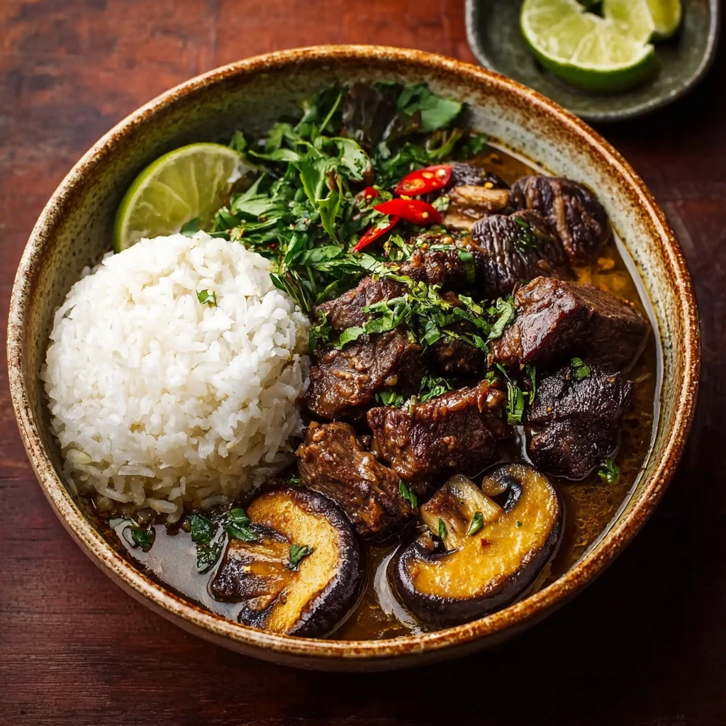 Lemongrass Coconut Braised Beef Cozy Fragrant Comfort Dish