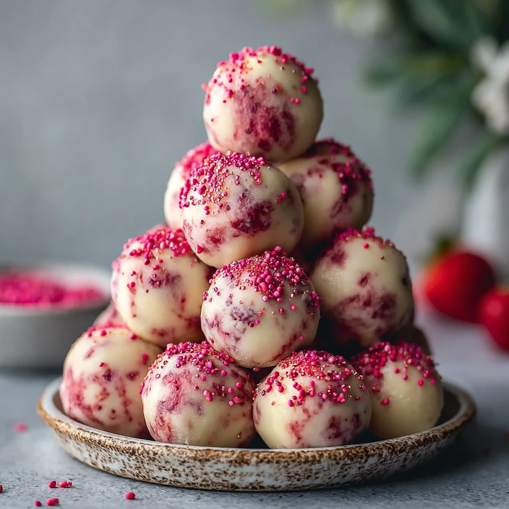 Nourishing Strawberry Cheesecake Protein Balls Sweet Cravings